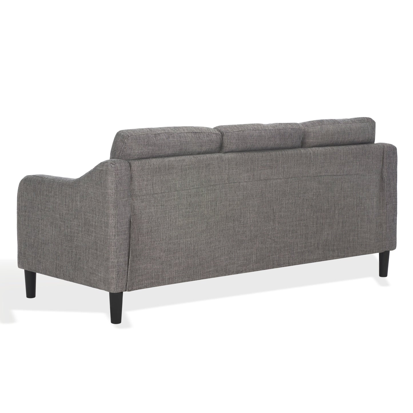 Canapé 3 places SAFAVIEH Couture Nathaniel à dossier capitonné - 77 L x 32 P x 34 H