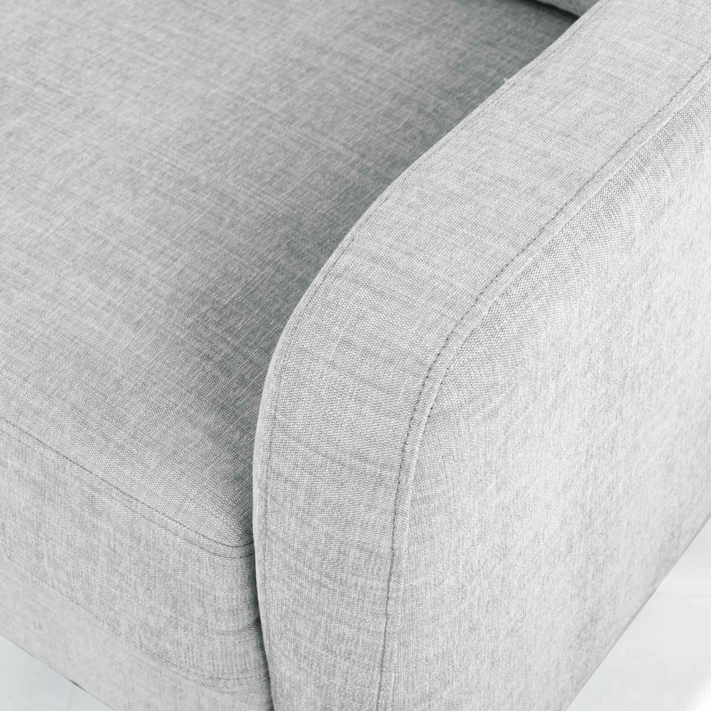 Canapé 3 places SAFAVIEH Couture Nathaniel à dossier capitonné - 77 L x 32 P x 34 H