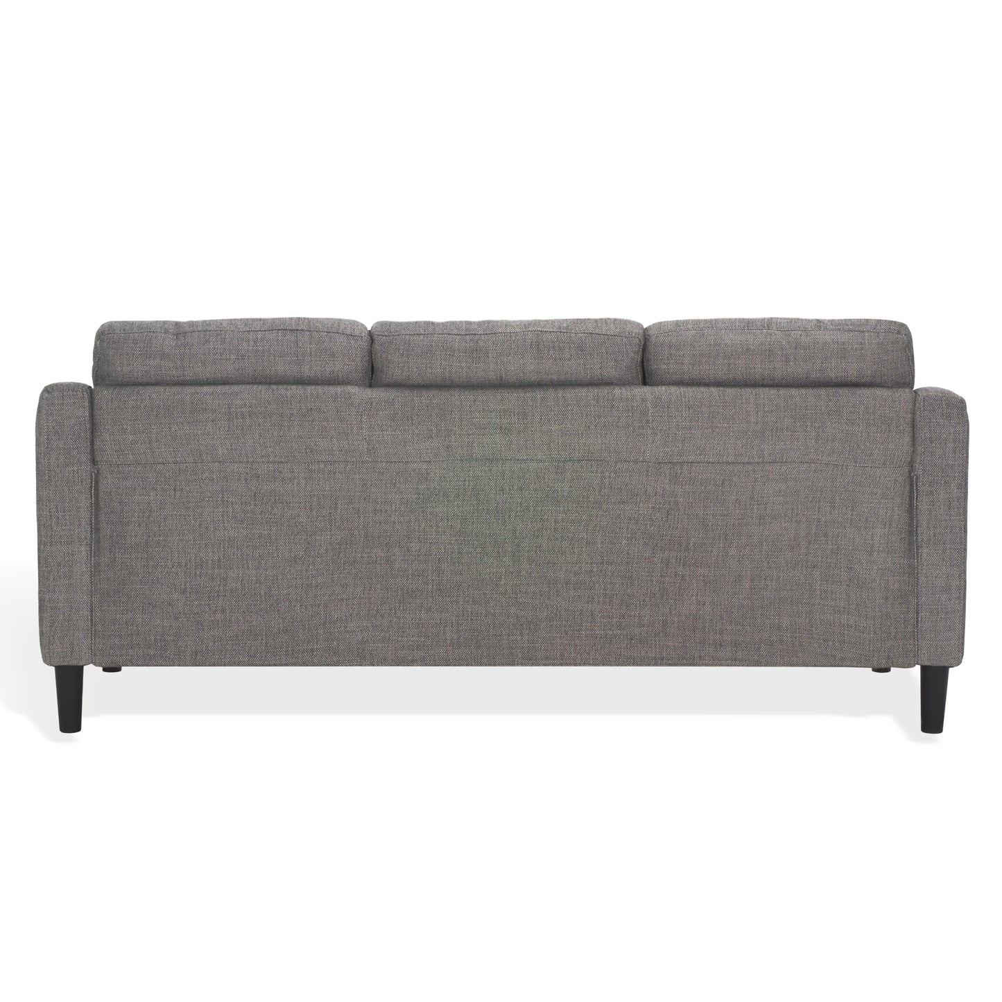 Canapé 3 places SAFAVIEH Couture Nathaniel à dossier capitonné - 77 L x 32 P x 34 H