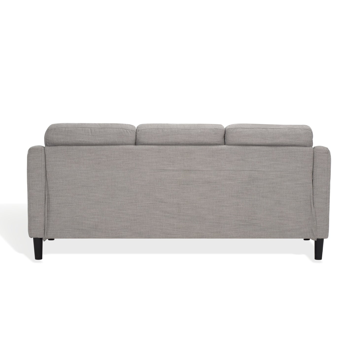 Canapé 3 places SAFAVIEH Couture Nathaniel à dossier capitonné - 77 L x 32 P x 34 H