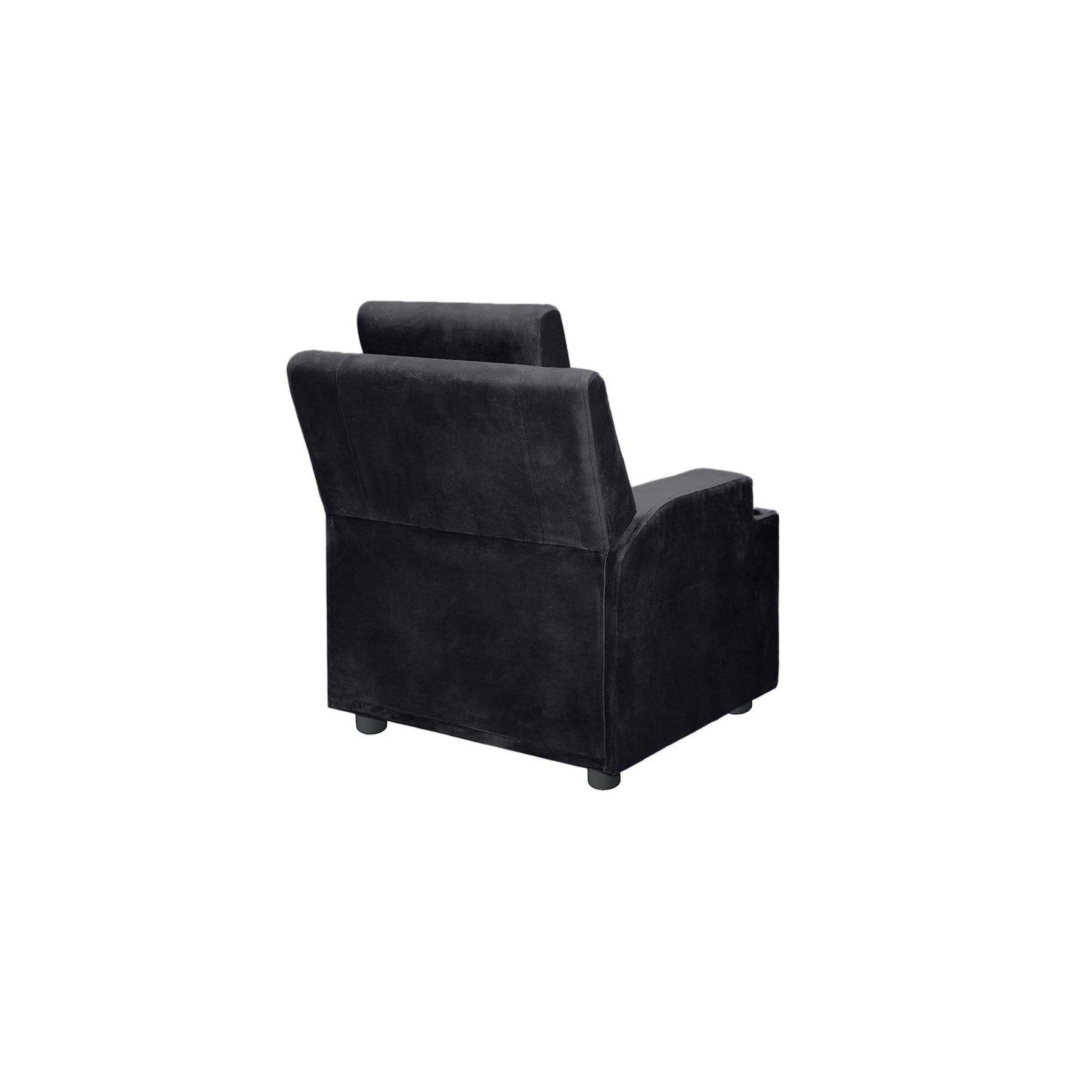 Fauteuil inclinable de luxe pour enfants avec repose-pieds, appui-tête et 2 porte-gobelets Fauteuil inclinable en microfibre pour enfants de 3 ans et plus