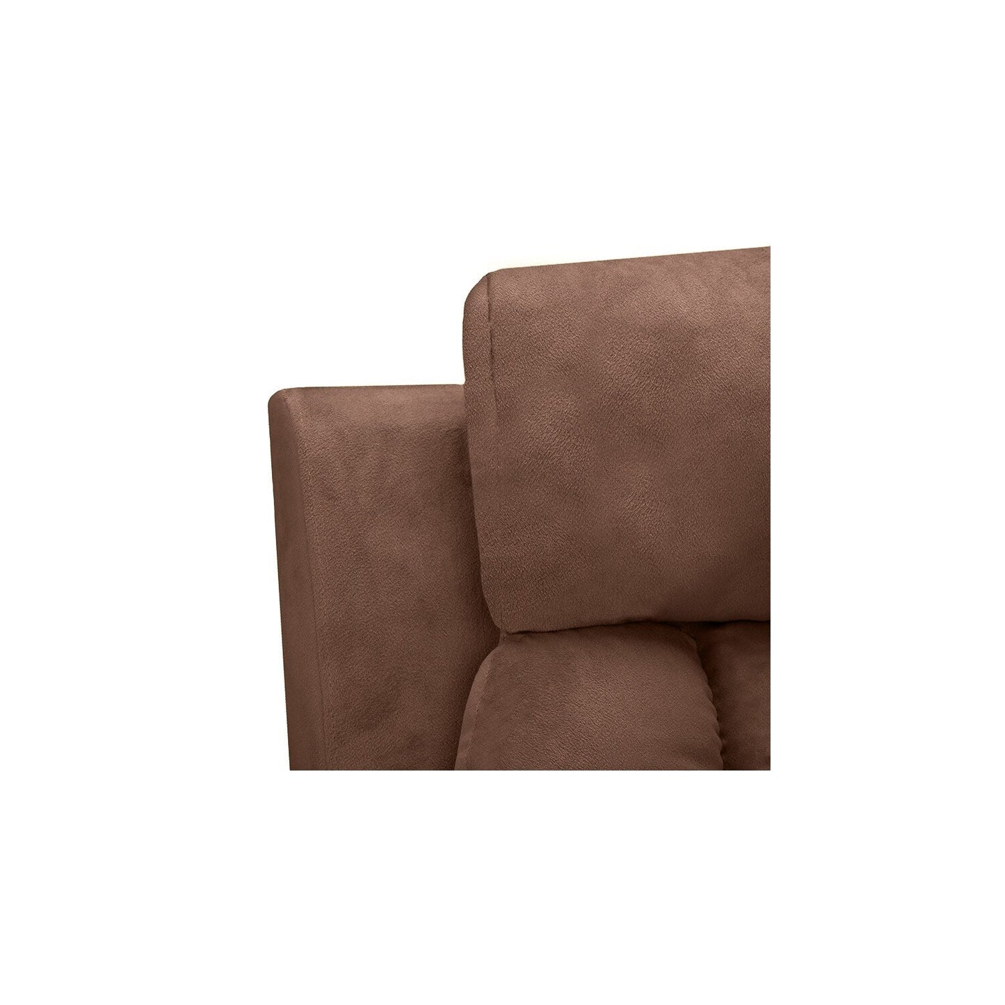 Fauteuil inclinable de luxe pour enfants avec repose-pieds, appui-tête et 2 porte-gobelets Fauteuil inclinable en microfibre pour enfants de 3 ans et plus
