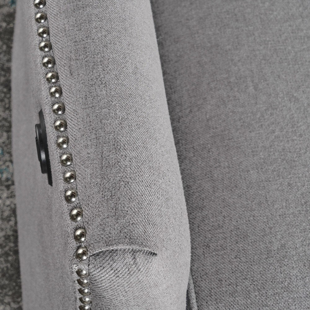 Fauteuil inclinable électrique en tissu capitonné Salomo par Christopher Knight Home