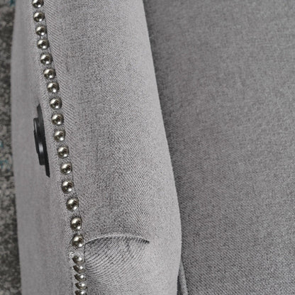 Fauteuil inclinable électrique en tissu capitonné Salomo par Christopher Knight Home