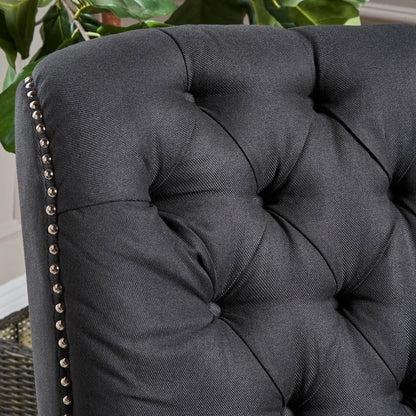 Fauteuil inclinable électrique en tissu capitonné Salomo par Christopher Knight Home