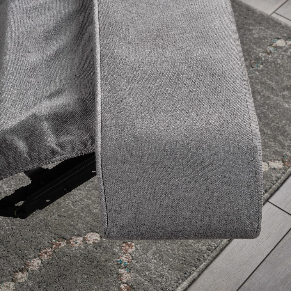 Fauteuil inclinable électrique en tissu capitonné Salomo par Christopher Knight Home