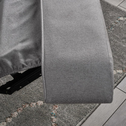 Fauteuil inclinable électrique en tissu capitonné Salomo par Christopher Knight Home