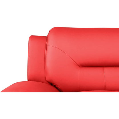 Canapé Sanuel 79.2 en similicuir avec accoudoirs coussinés