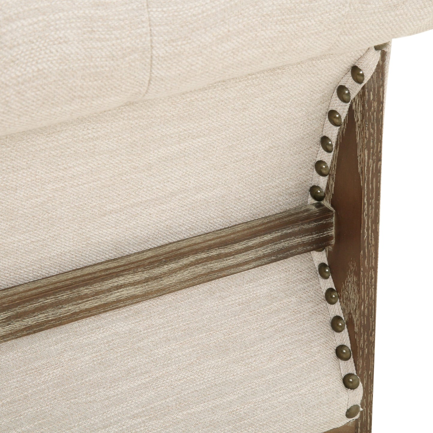 Canapé Chesterfield Saragus avec bordure cloutée par Christopher Knight Home - 85,50 L x 33,25 l x 28,50 H