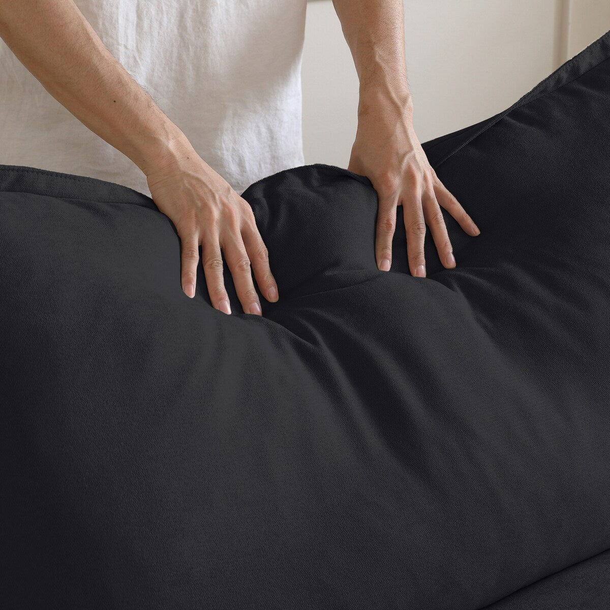 Canapés sectionnels pour salon, canapé sectionnel modulaire 4 places, housses de coussin amovibles