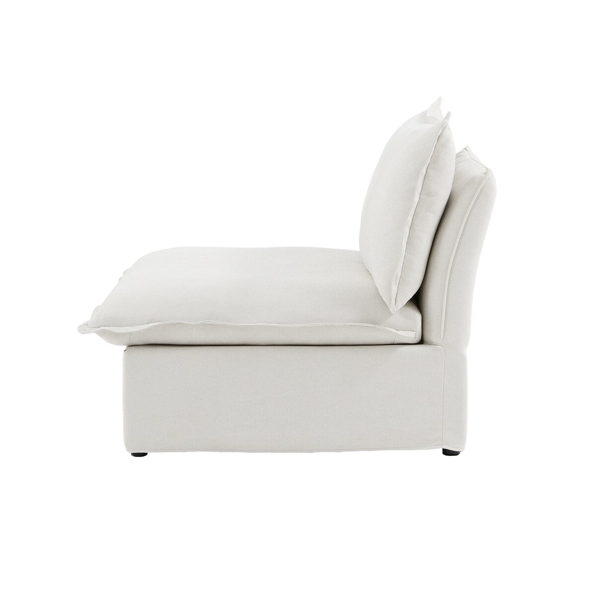 Canapés sectionnels pour salon, canapé sectionnel modulaire 4 places, housses de coussin amovibles