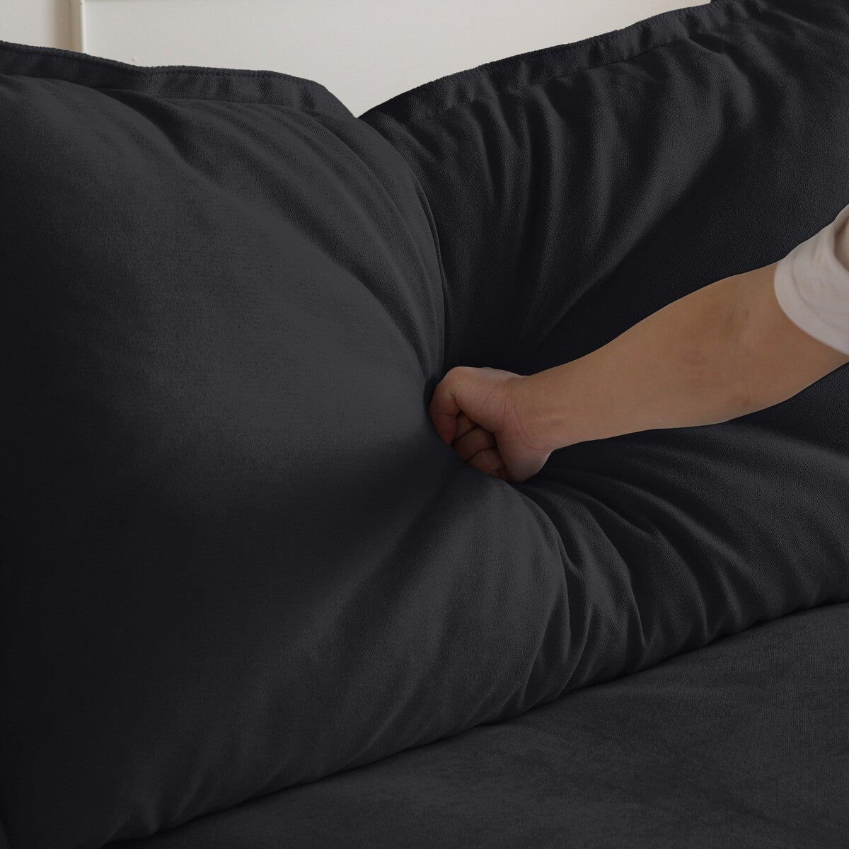 Canapés sectionnels pour salon, canapé sectionnel modulaire 4 places, housses de coussin amovibles