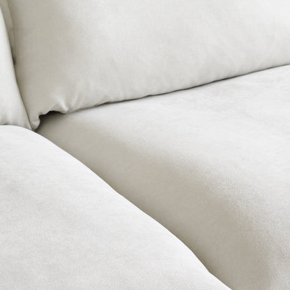 Canapés sectionnels pour salon, canapé sectionnel modulaire 4 places, housses de coussin amovibles