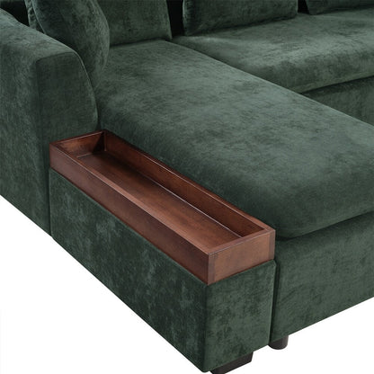 Canapé sectionnel 93,7 pouces Canapé en L Canapé rembourré