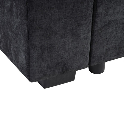 Canapé sectionnel 93,7 pouces Canapé en L Canapé rembourré