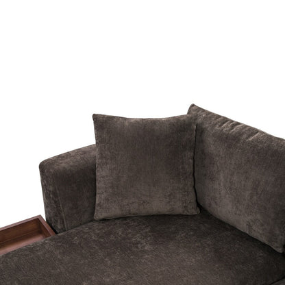 Canapé sectionnel 93,7 pouces Canapé en L Canapé rembourré