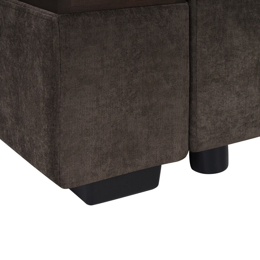 Canapé sectionnel 93,7 pouces Canapé en L Canapé rembourré