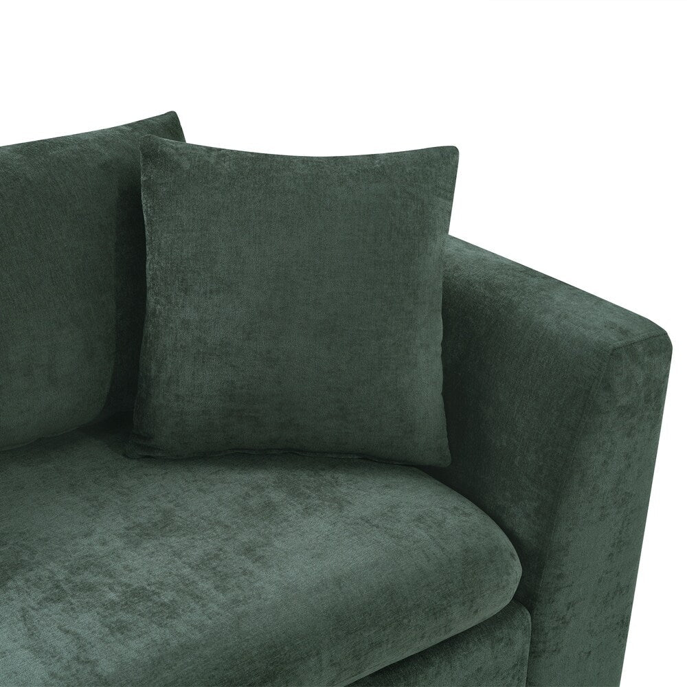 Canapé sectionnel 93,7 pouces Canapé en L Canapé rembourré