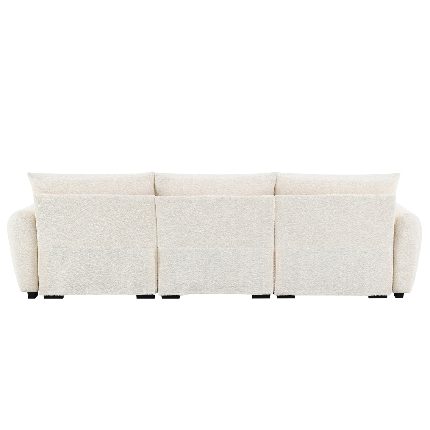 Canapé sectionnel ottoman mobile, mousse haute densité, combinaison libre