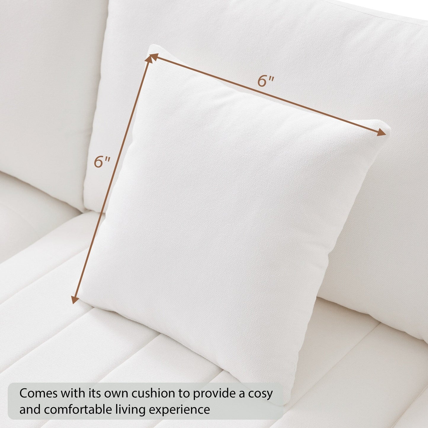 Canapé sectionnel à rayures verticales, 2 coussins, canapé 5 places avec pouf convertible, diverses combinaisons, forme en L