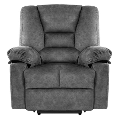 Fauteuil inclinable électrique adapté aux personnes âgées avec massage multimode, chauffage lombaire, positions réglables et assemblage rapide