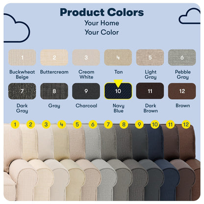 Canapé Serta Copenhagen 78 à accoudoirs roulés, polyester facile d'entretien, dossier moelleux, coussins d'assise à ressorts ensachés