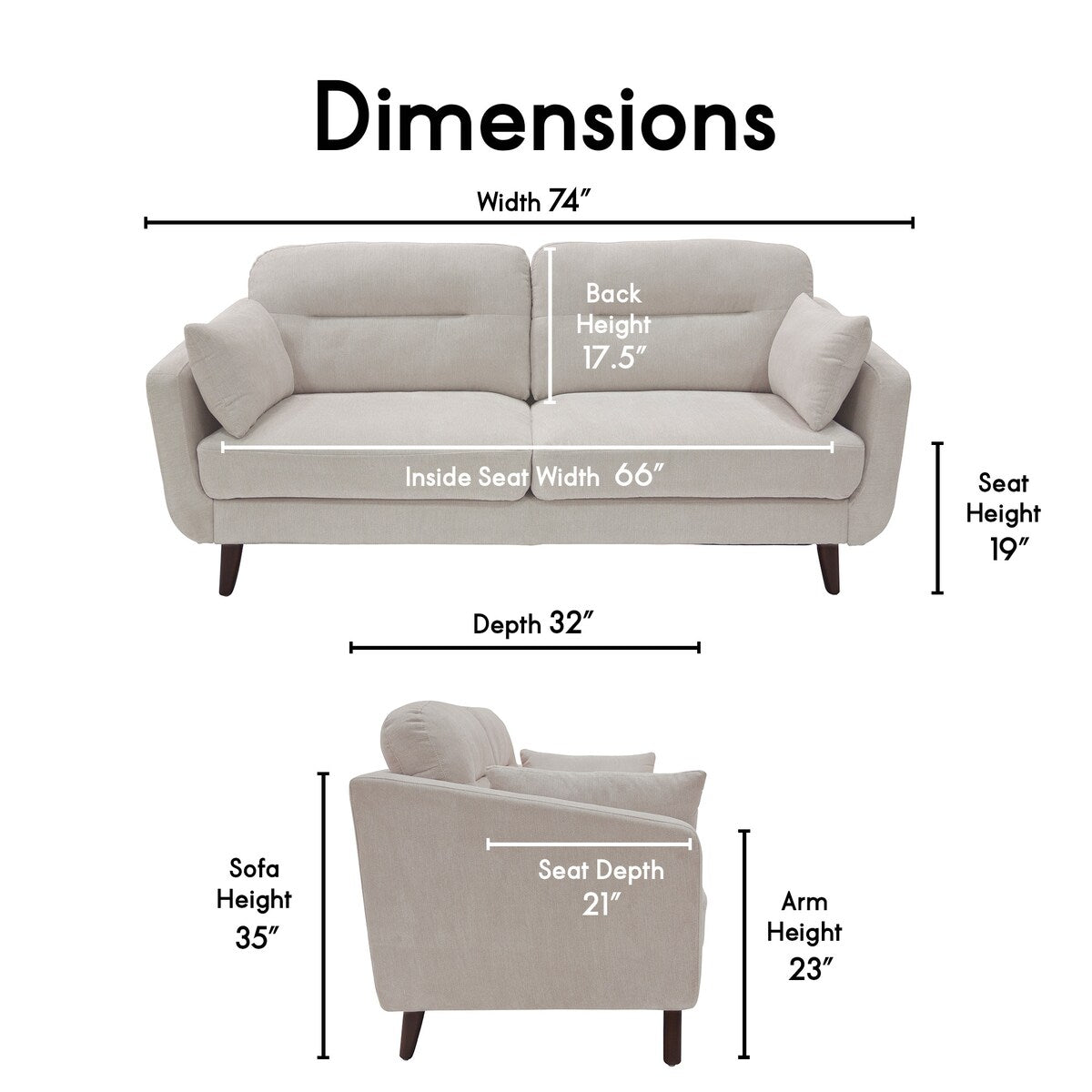 Canapé Serta Collection Sierra 73