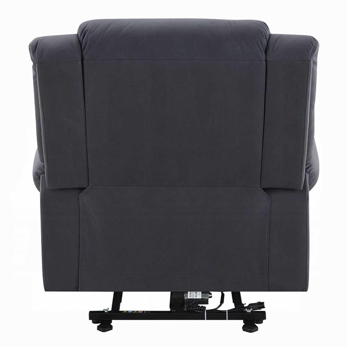 Fauteuil releveur et inclinable Seru Power Motion, massage chauffant, gris foncé