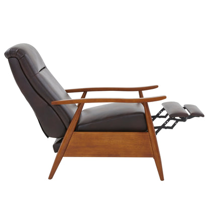 Fauteuil inclinable rembourré en bois Sienna par Greyson Living