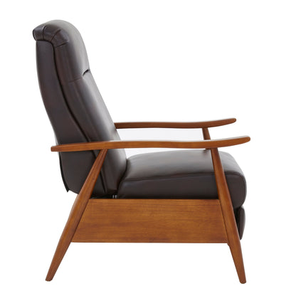 Fauteuil inclinable rembourré en bois Sienna par Greyson Living