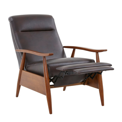 Fauteuil inclinable rembourré en bois Sienna par Greyson Living