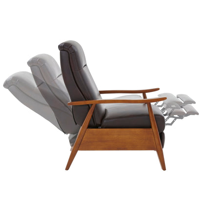 Fauteuil inclinable rembourré en bois Sienna par Greyson Living