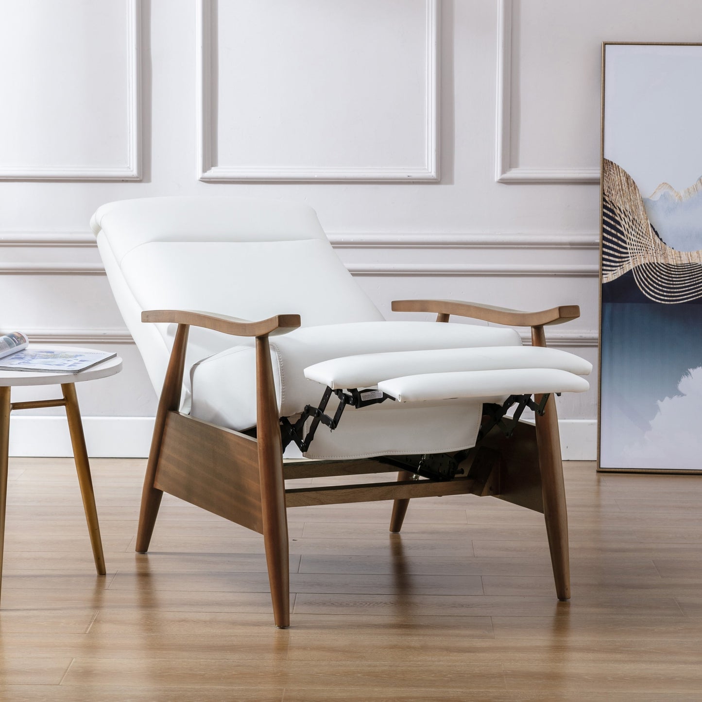 Fauteuil inclinable rembourré en bois Sienna par Greyson Living