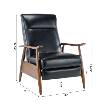 Fauteuil inclinable rembourré en bois Sienna par Greyson Living