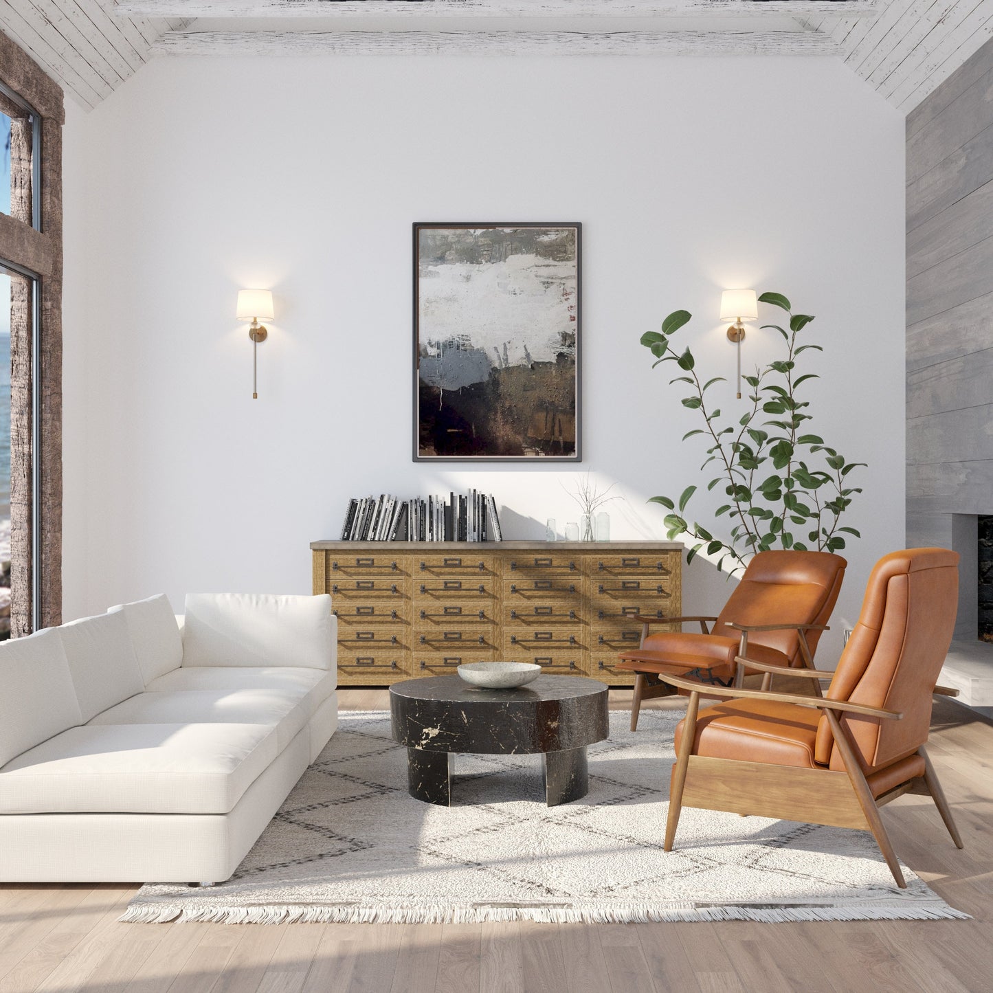 Fauteuil inclinable rembourré en bois Sienna par Greyson Living