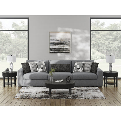 Canapé 3 pièces Signature Design by Ashley Bealton gris - 140 L x 44 P x 41 H