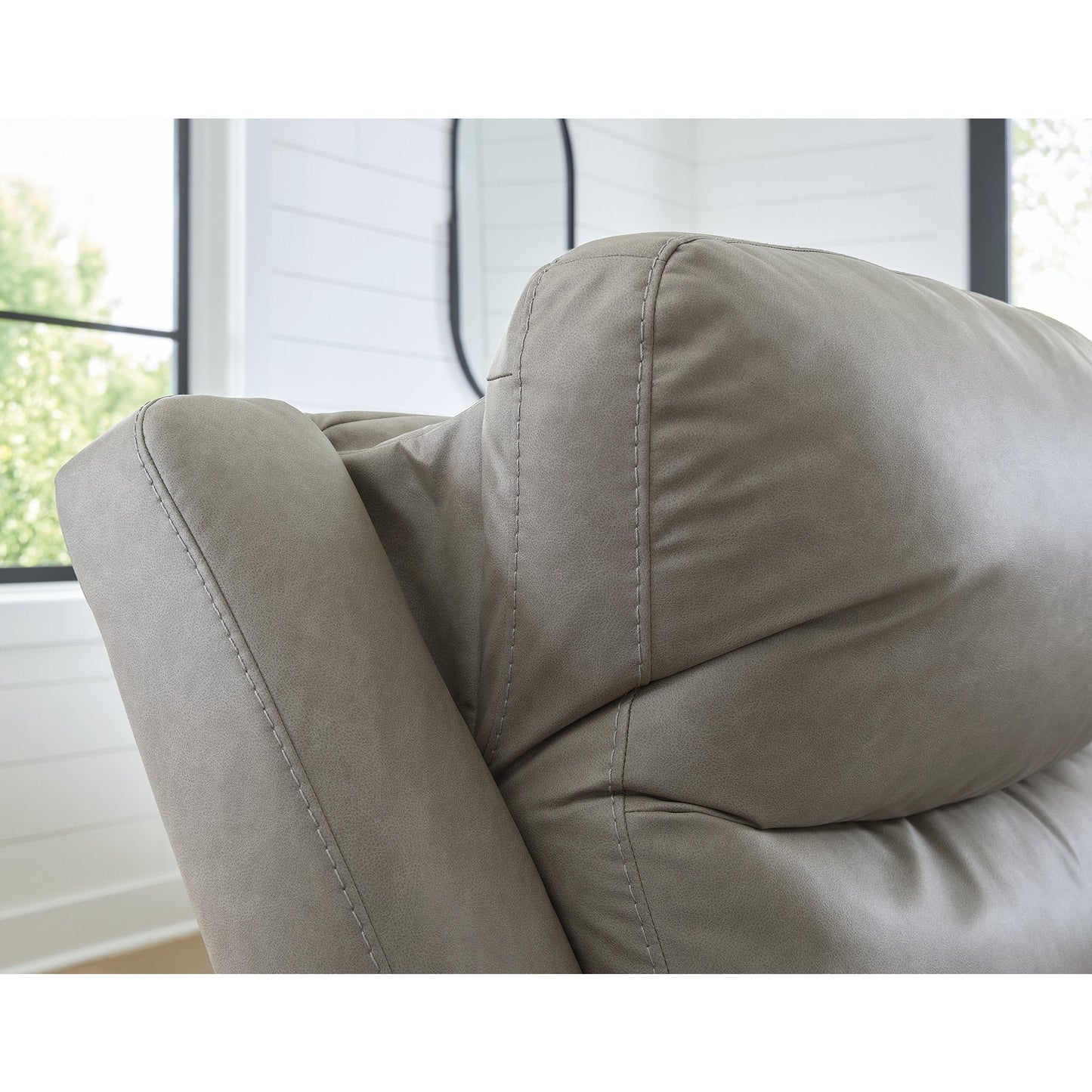 Canapé sectionnel inclinable électrique Signature Design by Ashley Brannigan gris 3 pièces - 112 L x 41 P x 42 H