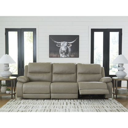 Canapé sectionnel inclinable électrique Signature Design by Ashley Brannigan gris 3 pièces - 112 L x 41 P x 42 H