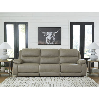 Canapé sectionnel inclinable électrique Signature Design by Ashley Brannigan gris 3 pièces - 112 L x 41 P x 42 H