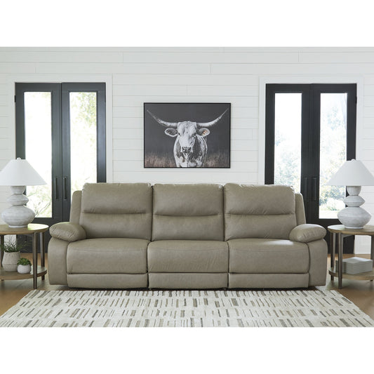 Canapé sectionnel inclinable électrique Signature Design by Ashley Brannigan gris 3 pièces - 112 L x 41 P x 42 H