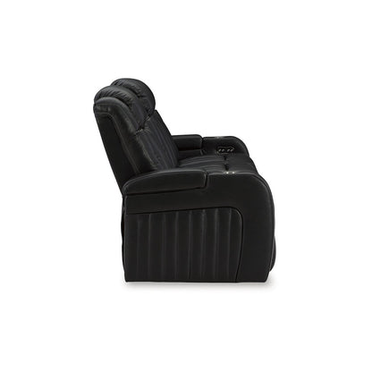Canapé inclinable électrique Caveman Den Midnight Signature Design by Ashley - 86 L x 42 P x 42 H
