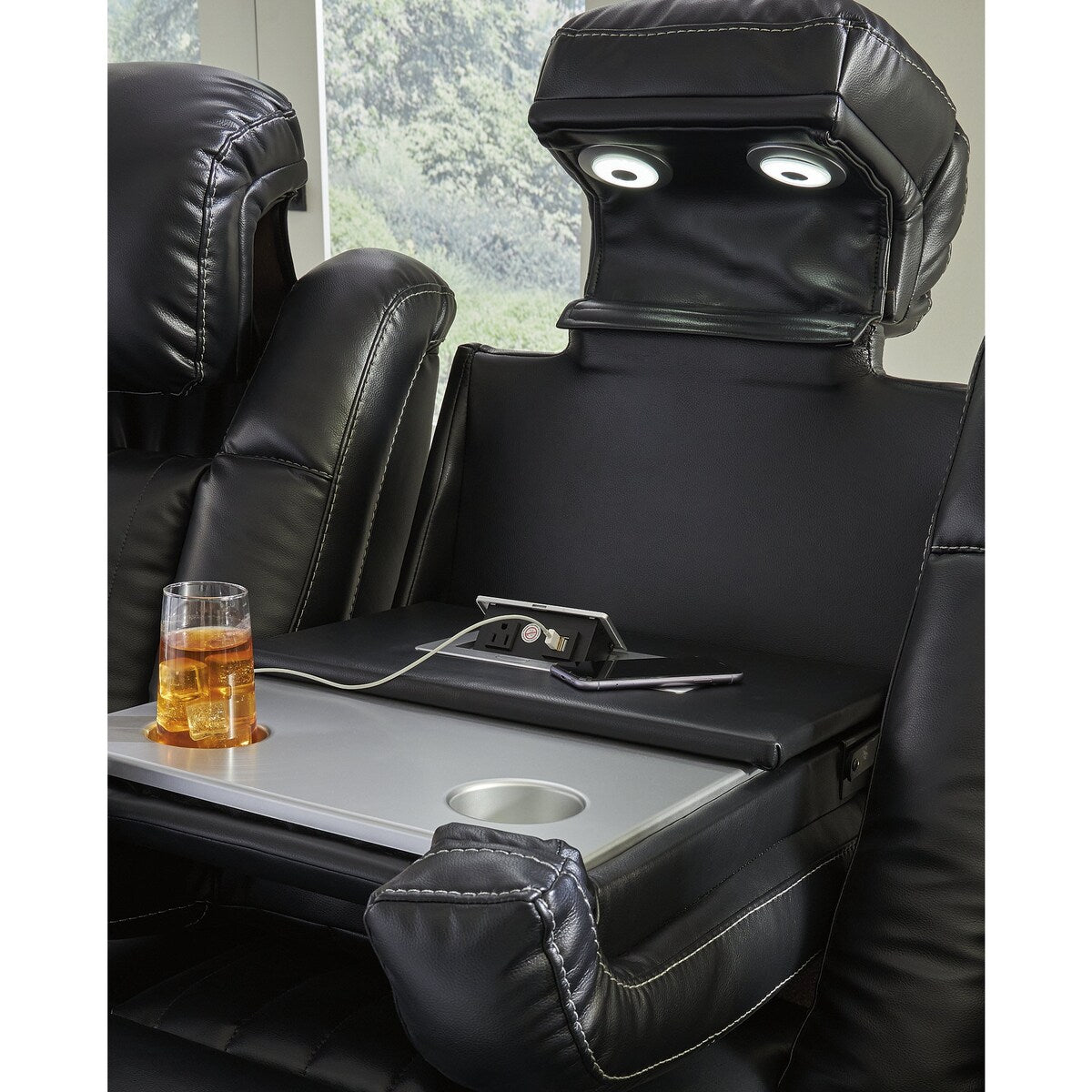 Canapé inclinable électrique Caveman Den Midnight Signature Design by Ashley - 86 L x 42 P x 42 H