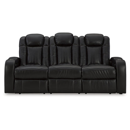 Canapé inclinable électrique Caveman Den Midnight Signature Design by Ashley - 86 L x 42 P x 42 H