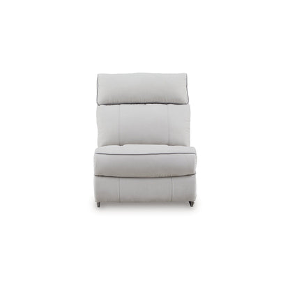 Canapé sectionnel inclinable électrique Signature Design by Ashley Grafton Pike Gray 3 pièces - 116 L x 41 P x 43 H
