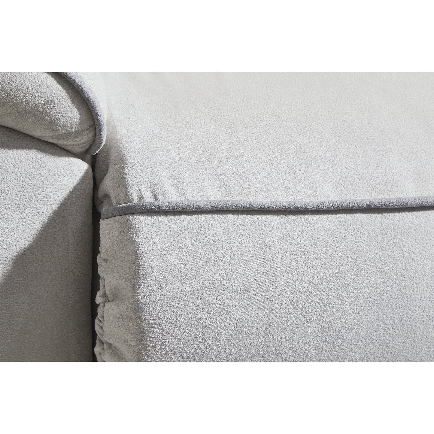 Canapé sectionnel inclinable électrique Signature Design by Ashley Grafton Pike Gray 3 pièces - 116 L x 41 P x 43 H