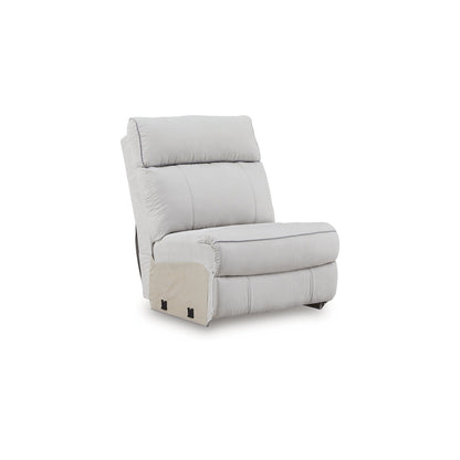 Canapé sectionnel inclinable électrique Signature Design by Ashley Grafton Pike Gray 3 pièces - 116 L x 41 P x 43 H