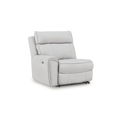 Canapé sectionnel inclinable électrique Signature Design by Ashley Grafton Pike Gray 3 pièces - 116 L x 41 P x 43 H