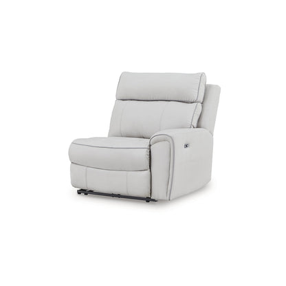 Canapé sectionnel inclinable électrique Signature Design by Ashley Grafton Pike Gray 3 pièces - 116 L x 41 P x 43 H