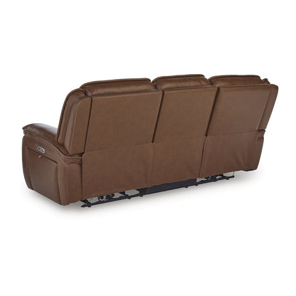 Canapé inclinable électrique Pier Brown Signature Design by Ashley Healy - 89,25 L x 40 P x 42,25 H