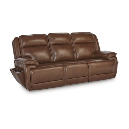 Canapé inclinable électrique Pier Brown Signature Design by Ashley Healy - 89,25 L x 40 P x 42,25 H